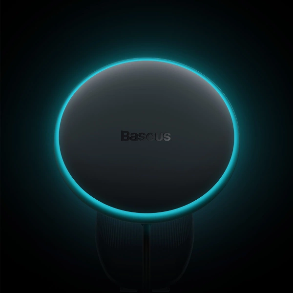 Baseus CW01 car holder for iPhone with 15W inductive charger for air vent - black