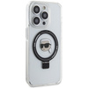 Karl Lagerfeld KLHMP15LHMRSKHH iPhone 15 Pro 6.1" white/white hardcase Ring Stand Karl Head MagSafe
