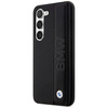 Etui BMW Leather Textured & Stripe na Samsung Galaxy S23 - czarne