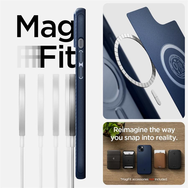 Spigen Mag Armor iPhone 14 Plus Case - Blue