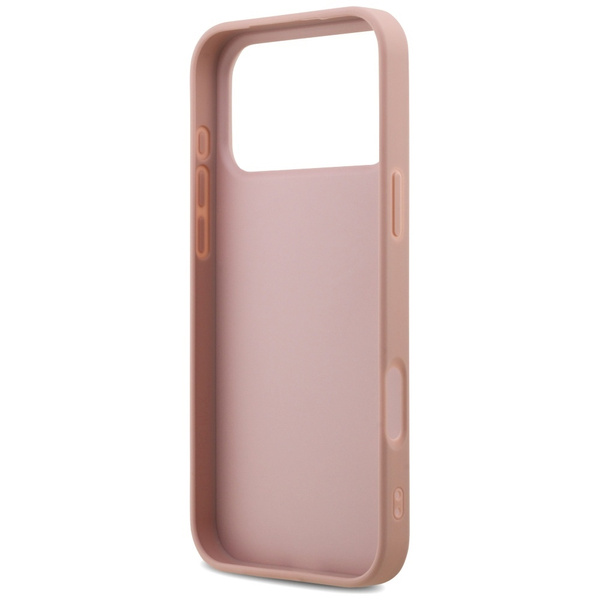 Etui Guess Fixed Glitter Big 4G do       iPhone 17 Pro Max różowy
