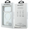Etui Karl Lagerfeld IML KL Script Logo   MagSafe do iPhone 17 Pro przezroczysty