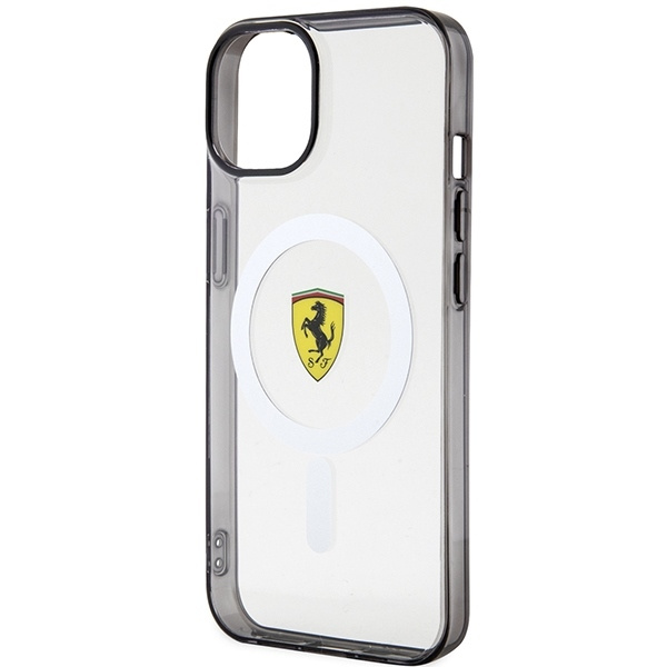 Etui Ferrari Outline MagSafe na iPhone 14 - przezroczyste