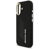 Etui AMG Silicone Oversize Rhombs        MagSafe do iPhone 17 czarny