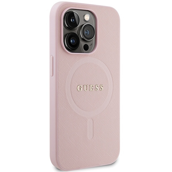 GUESS GUHMP13LPSAHMCP IPHONE 13 PRO / 13 6.1 "PINK / PINK HARDCASE SAFFIANO MAGSAFE