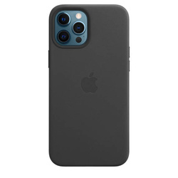 APPLE LEATHER CASE MHKM3ZM/A IPHONE 12 PRO MAX BLACK OTWARTE OPAKOWANIE
