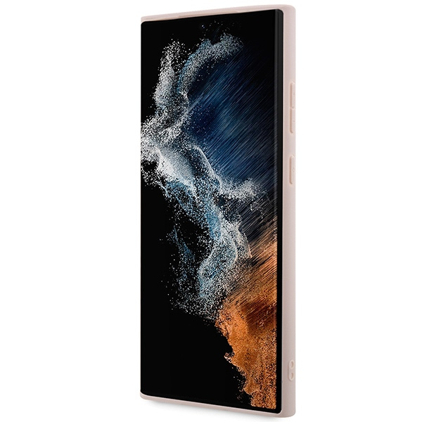 Guess GUHCS23LP4RPSP S23 Ultra S918różowy/pink hardcase 4G Printed Stripe