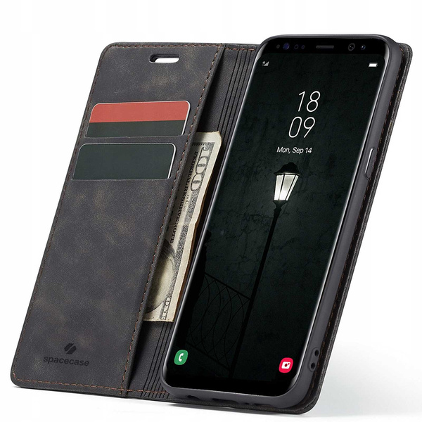 Spacecase Etui Wallet Galaxy S8 black