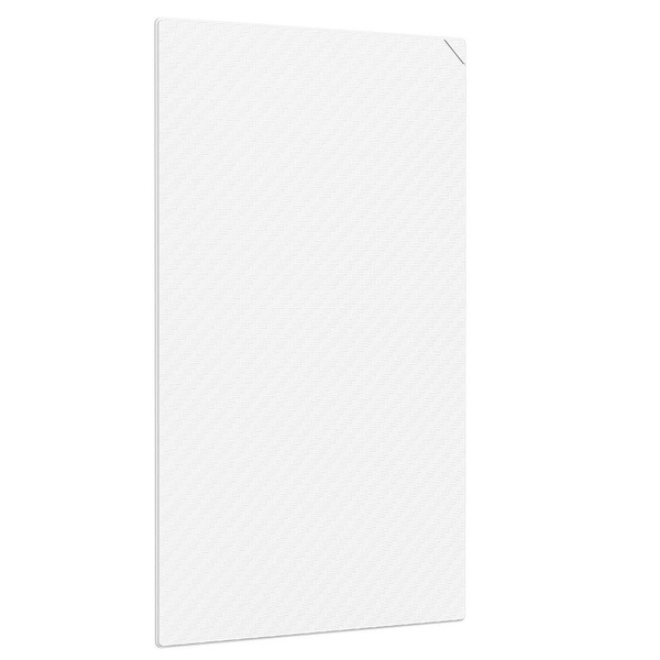 Folia do cięcia do plotera Hoco 195 x 120 mm na tył telefonu carbon 20 sztuk GB009 transparentna włókno węglowe