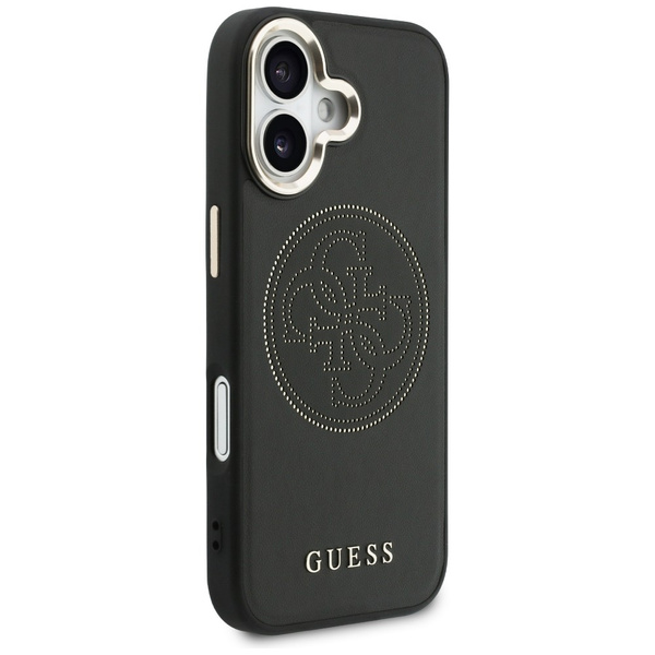 Etui Guess Perforated 4G MagSafe do      iPhone 17 czarny