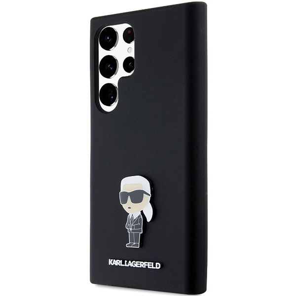 KARL LAGERFELD KLHCS24LSMHKNPK S24 ULTRA S928 BLACK/BLACK SILICONE IKONIK METAL PIN