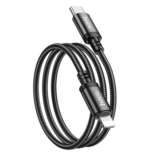 Kabel USB C do Lightning Hoco PD 20W 1 m X89 czarny