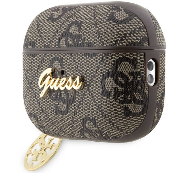 Guess GUAP2G4GSMW AirPods Pro / Pro 2 (2022/2023) cover brązowy/brown 4G Charm Collection