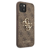 Guess GUHCP13M4GMGBR iPhone 13 / 14 / 15brązowy/brown hardcase 4G Big Metal Logo
