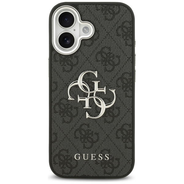 Etui Guess 4G Big 4G Classic Logo do iPhone 17 czarny srebrny