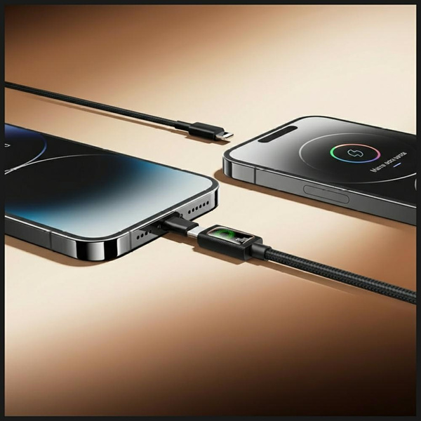 Kabel USAMS U92 30W USB-C do Lightning   1.2m czarny