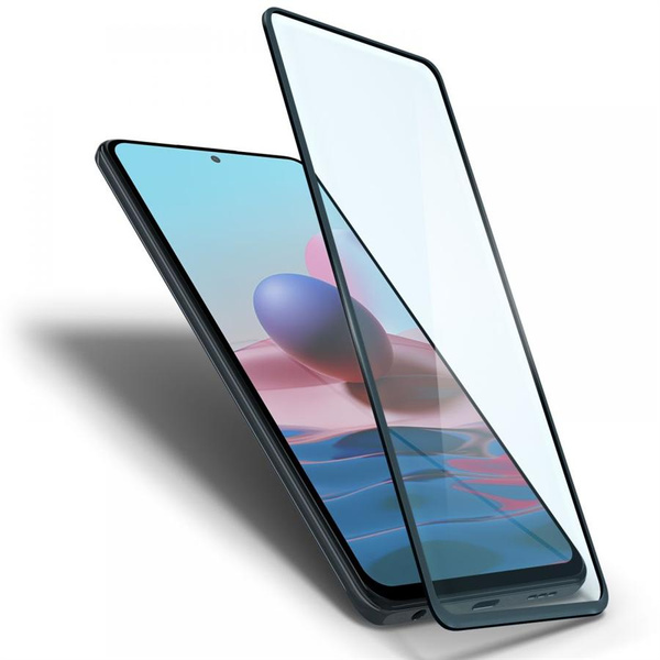 SZKŁO HARTOWANE SPIGEN GLASS FC XIAOMI REDMI NOTE 10/10S BLACK