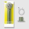 BASEUS MINI FAN FAN POWERBANK WITH BUILT-IN USB TYPE C CABLE 4000MAH WHITE (ACFX010102)