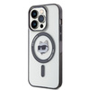 Etui Karl Lagerfeld IML Choupette's Head MagSafe na iPhone 15 Pro - przezroczyste
