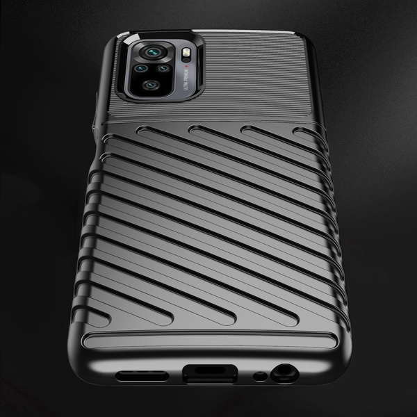 THUNDER CASE FLEXIBLE TOUGH RUGGED COVER TPU CASE FOR XIAOMI REDMI NOTE 10 / REDMI NOTE 10S GREEN