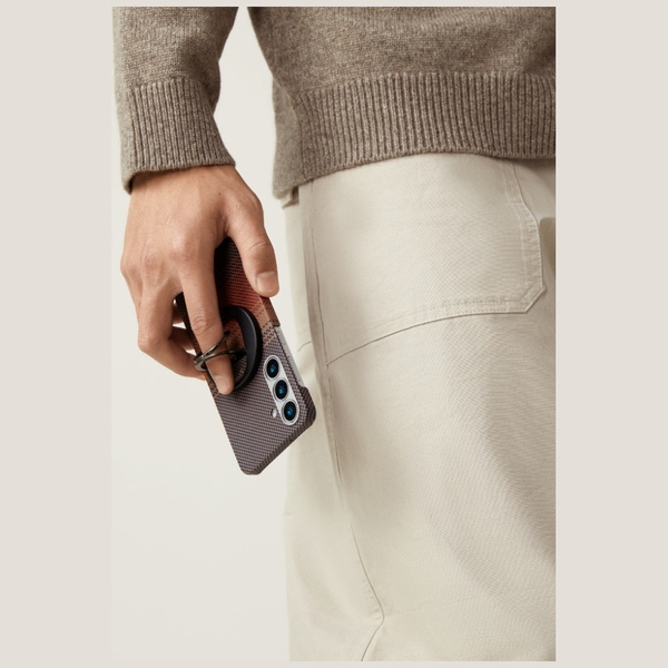 Etui PITAKA Ultra-Slim MagSafe do Samsung Galaxy S25 sunset