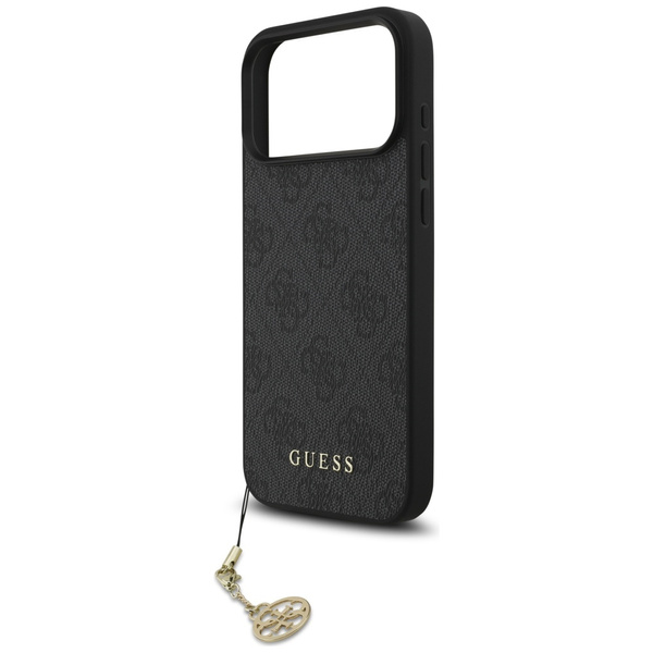 Etui Guess 4G Charms Collection MagSafe  do iPhone 17 Pro Max czarny