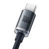 Baseus kabel Crystal Shine USB - USB-C 1,2 m 100W czarny