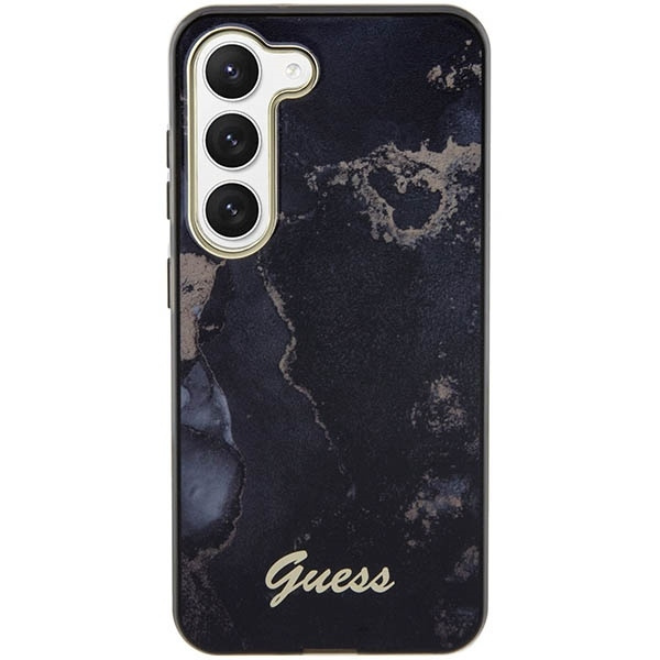 GUESS GUHCS23SHTMRSK S23 S911 CZARNY/BLACK HARDCASE GOLDEN MARBLE COLLECTION