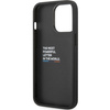 Case BMW BMHCP13L22NBCK iPhone 13 Pro / 13 6.1" black/black hardcase Leather Carbon