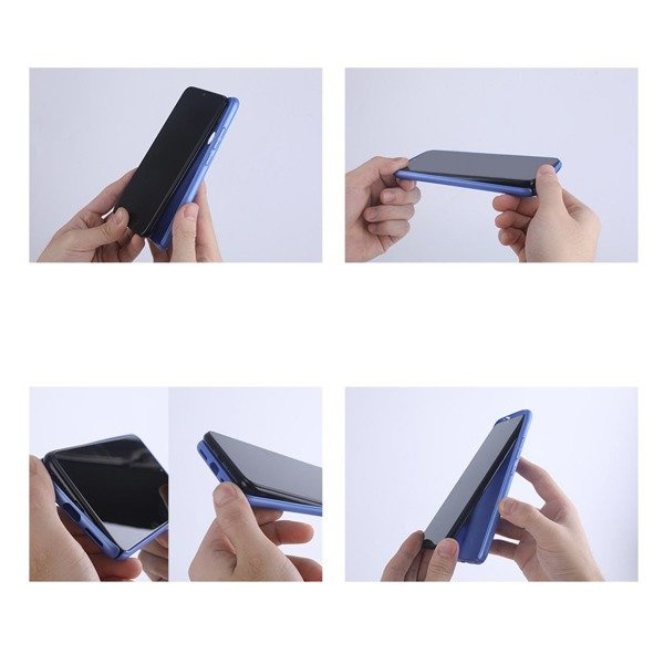 NILLKIN FROSTED SHIELD WZMOCNIONE ETUI + PODSTAWKA LG G8 THINQ CZARNY