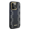 DKNY DKHMP13XPCPVSLK iPhone 13 Pro Max6.7" czarny/black hardcase Leather Checkered Mono Pattern MagSafe