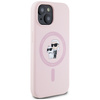 Etui Karl Lagerfeld Silicone             Karl&Choupette MagSafe do iPhone 15 różowy
