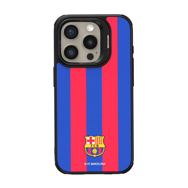 FC Barcelona case for iPhone 15 Pro Magnetic Case MagSafe OCFCBMCIP15PBG BG