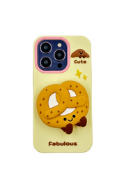 ETUI CASE 3D PRETZEL WITH STAND IPHONE 16 PRO