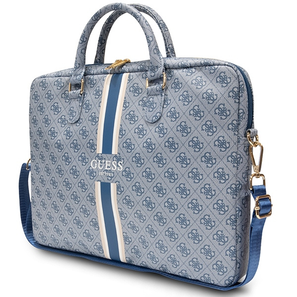 Guess Torba GUCB15P4RPSB 16" niebieski/blue 4G Printed Stripes