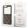 Guess GUHCZF5GF4GBR F731 Z Flip5 brązowy/brown hardcase 4G Charms Collection