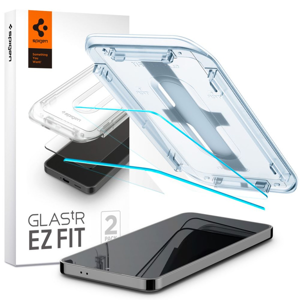 SZKŁO HARTOWANE SPIGEN GLAS.TR ”EZ FIT” 2-PACK GALAXY S24 CLEAR