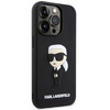 KARL LAGERFELD KLHCP14X3DRKINK IPHONE 14 PRO MAX 6.7" CZARNY/BLACK HARDCASE RUBBER IKONIK 3D