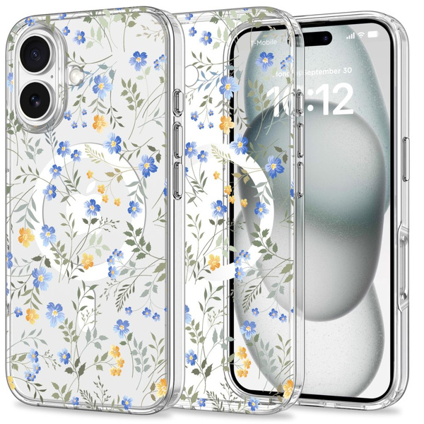 Etui TECH-PROTECT MAGMOOD MAGSAFE IPHONE 16 SPRING FLOWERS