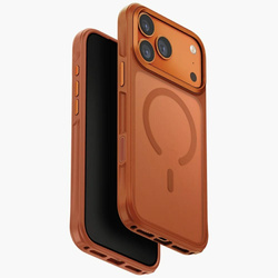 Etui UNIQ Veren do iPhone 17 Pro Magclick Charging pomarańczowy