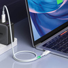 UGREEN CABLE USB4 40GB/S USB-C - USB-C PD 100W 0.8M WHITE (US506)