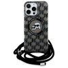 Karl Lagerfeld KLHMP16XHCKCKLCK iPhone    16 Pro Max 6.9" czarny/black hardcase IML Crossbody Monogram Karl & Choupette Head MagSafe
