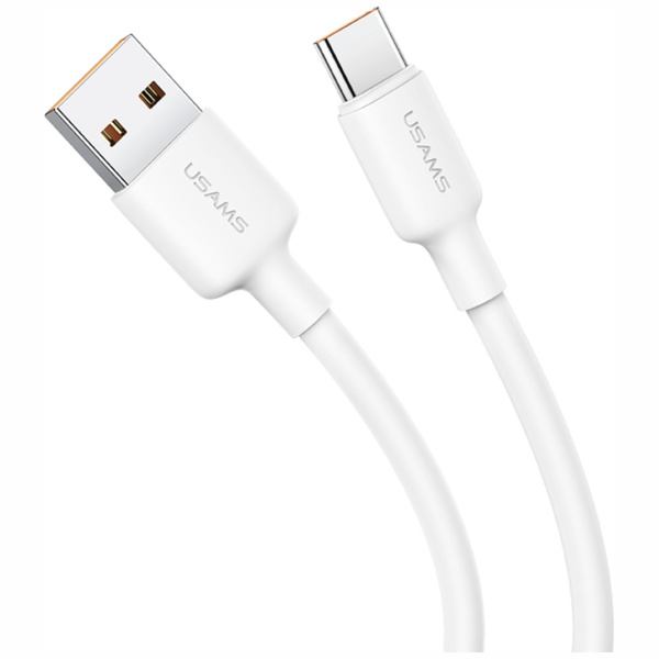 Kabel USAMS US-SJ603 U84 3A USB-C do     USB-A 3m biały