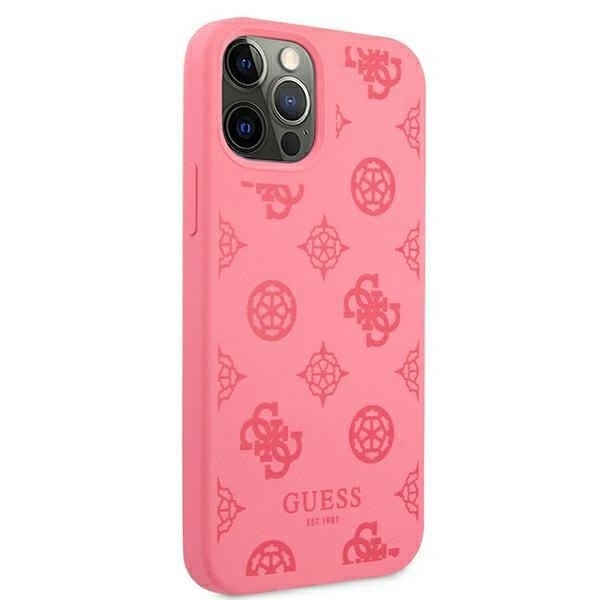 Guess GUHCP12LLSPEFU iPhone 12 Pro Max6,7" fuksja/fuchsia hard case Peony Collection