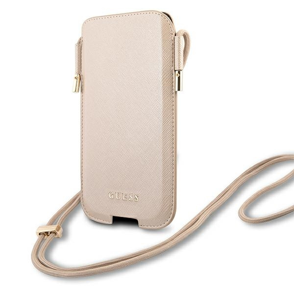 Guess Torebka GUHCP12MSAPSLG 6,1"złoty/gold Saffiano
