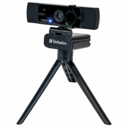 Kamera internetowa Verbatim z podwójnym mikrofonem Ultra HD 4K AWC-03 czarny/black 49580