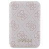 Zestaw Guess GUBPM5P15S4GEMGP iPhone15 6.1" hardcase + Powerbank 5000mAh MagSafe różowy/pink 4G Metal Logo