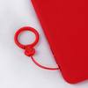 SILICONE LANYARD FOR THE PHONE DIAMOND RING PENDANT FOR A FINGER YELLOW