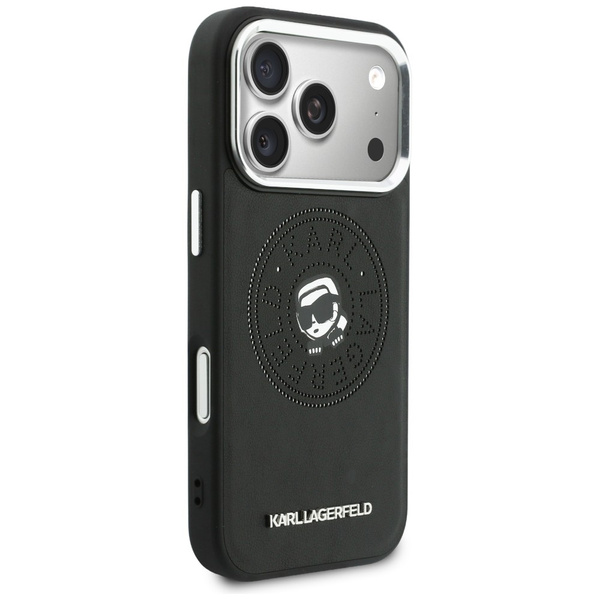 Etui Karl Lagerfeld Point & Karl Sketch  MagSafe do iPhone 17 Pro czarny
