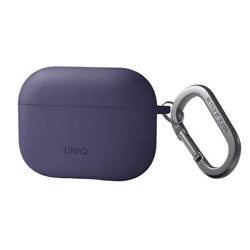 Etui Uniq Nexo na AirPods Pro 2 + haczyki na uszy - purpurowe